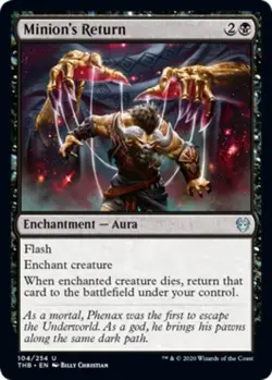 Minion's Return Light Play, English Magic the Gathering MTG Theros Beyond Death - Image 1
