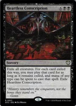 MTG Heartless Conscription (21) | NM | Cmd: Outlaws of Thunder Junction {OTC} - Image 1