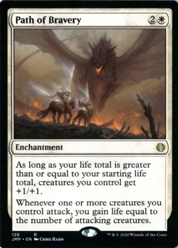 Path Of Bravery NM/M* Jumpstart ENGLISH 126 mtg -UnltdCards - Image 1