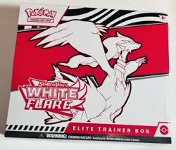 POKEMON TCG SCARLET & VIOLET WHITE FLARE ETB ELITE TRAINER BOX FACTORY SEALED - Image 1