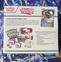 POKEMON TCG SCARLET & VIOLET WHITE FLARE ETB ELITE TRAINER BOX FACTORY SEALED B - Image 2
