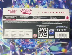 POKEMON TCG SCARLET & VIOLET WHITE FLARE ETB ELITE TRAINER BOX FACTORY SEALED B - Image 5
