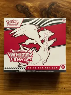 POKEMON TCG SCARLET & VIOLET WHITE FLARE ETB ELITE TRAINER BOX FACTORY SEALED A - Image 1