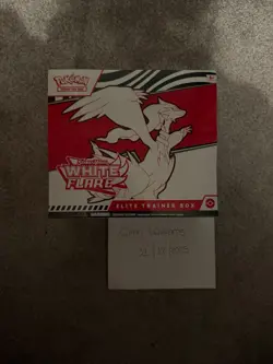 Pokemon TCG Scarlet Violet White Flare Elite Trainer Box ETB Reshiram New Sealed - Image 1