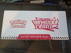 POKEMON TCG SCARLET & VIOLET WHITE FLARE ETB ELITE TRAINER BOX FACTORY SEALED - Image 2
