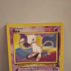 Pokemon Card - Mew #8 WoTC Black Star Promo 8 great shape ships out fast - Image 2