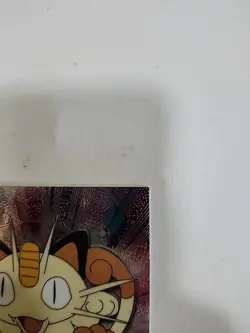 Meowth #52 Chrome Holo Foil Starburst Rare Pokemon 1999 Topps Card TV Animation - Image 4