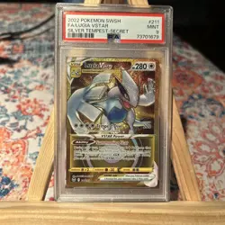PSA 9 Lugia VSTAR 211/195 Pokemon: Silver Tempest FA Secret Rare MINT 2022 TCG - Image 1