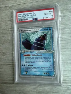 PSA 8 Walrein ExHolo Power Keepers #99 2007 Pokemon Ex Power Keepers 120942261 - Image 1
