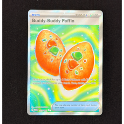Buddy-Buddy Poffin 167/132 Mega Evolution Full Art Ultra Rare Holo Pokemon NM - Image 2