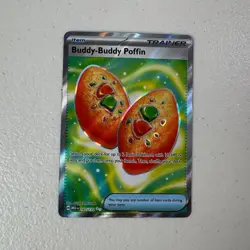 Pokemon TCG Buddy-Buddy Poffin 167/132 Mega Evolution Ultra Rare NM - Image 1