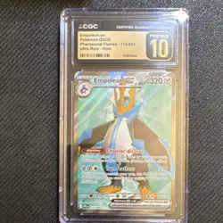Pokemon Empoleon ex Ultra Rare Holo CGC Pristine 10 Phantasmal Flames 114/094 - Image 1