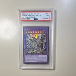 Konami Yu-Gi-Oh! Cyberdark End Dragon SDCS-EN044 Cyber Strike PSA 9 - Image 1
