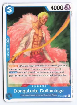 ONE PIECE TCG: Donquixote Doflamingo ST17 OP01-073 | BLUE Starter Deck - Image 1