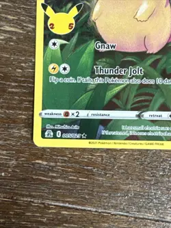 2021 Pokemon Celebrations #005 FA Pikachu Holo Rare Mint - Image 2
