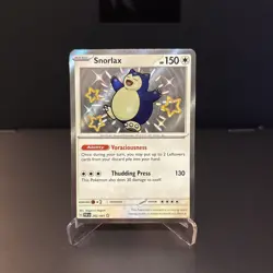 SNORLAX 202/091 Pokemon TCG SV Scarlet and Violet: Paldean Fates Shiny Rare NM - Image 1