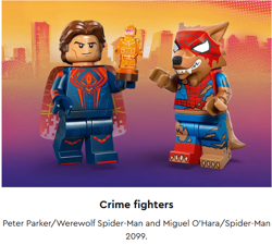 LEGO Spider Man Across The Multiverse Series 71050 Minifigures - Image 2