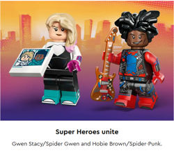 LEGO Spider Man Across The Multiverse Series 71050 Minifigures - Image 3