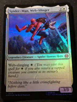 Spider-Man, Web-Slinger - Foil - SPM - MTG - EN - NM - 0016 - Image 1