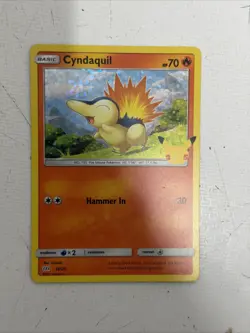 Cyndaquil Holo NM 10/25 McDonald's 25th Anniversary Promos Pokemon Card - Image 1