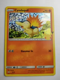 Cyndaquil Holo NM 10/25 McDonald's 25th Anniversary Promos Pokemon Card - Image 1