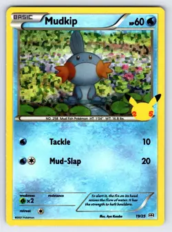 Mudkip 19/25 2021 McDonald's 25th Anniversary Pokemon Card TCG Promo Holo - Nm - Image 1