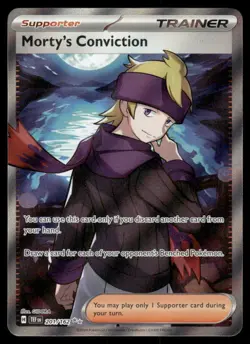 Pokemon Cards Morty's Conviction 201/162 Temporal Forces Ultra Rare NM - Image 1