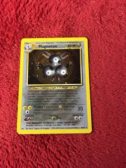 Magneton 10/64 Neo Revelation Holo Wotc Pokemon Card Played - Image 1