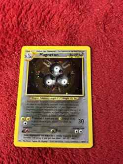 Magneton 10/64 Neo Revelation Holo Wotc Pokemon Card Played - Image 5