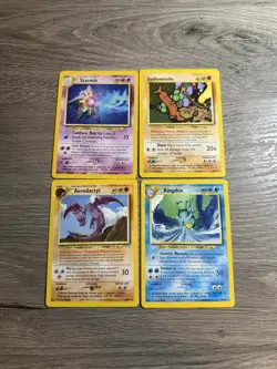 Pokemon Wotc Neo Revelation 4 Rare Vintage Card Collection Lot Starmie Kingdra - Image 2