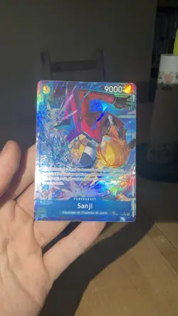 One Piece TCG Sanji French Treasure Rare Card OP06-119 TR - Image 1