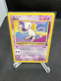 Mew # 8 - Black Star Promo - Pokemon Card Vintage WOTC - Image 1