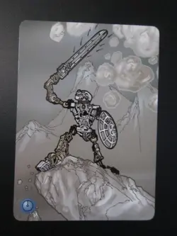 KOPAKA BIONICLE QUEST FOR MASKS AVALANCHE CARD 132 FULL ART LEGO NEVER PLAYED NM - Image 1