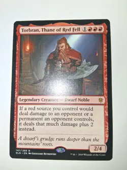 Torbran, Thane of Red Fell - Throne of Eldraine MTG 147 NM - Image 1
