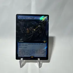 MTG Borne Upon a Wind EXTENDED ART SURGE FOIL Lord of the Rings 761 - Image 1