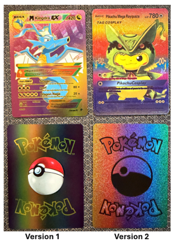 Pokemon Gold Foil Rainbow GX Vmax EX - MULTI PACK 55pcs - Novelty Item - Image 1