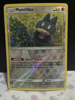 Munchlax - 173/236 - Uncommon Reverse Holo Pokemon tcg Unified Mind NM - Image 1