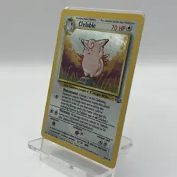 Pokemon TCG Clefable Jungle 1/64 Holo Unlimited Holo Rare LP/MP - Image 3
