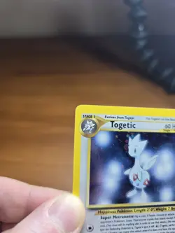 Togetic - 16/111 Neo Genesis Unlimited Holo Rare Pokemon - LP - Image 2