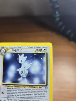 Togetic - 16/111 Neo Genesis Unlimited Holo Rare Pokemon - LP - Image 3