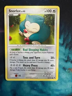 Pokemon TCG Snorlax Rising Rivals 81/111 Regular NM - Image 1