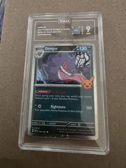 Pokemon TCG Gengar 057/091 Cosmos Holo Trick or Trade Booster 2024 NM Condition - Image 1
