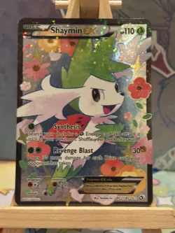 Pokemon TCG Card - Shaymin EX RC21/RC25 Legendary Treasures Radiant Collection - Image 1
