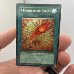 Ultimate Rare A Feather of the Phoenix FET-EN037 1st Edition Yugioh LP - Image 1