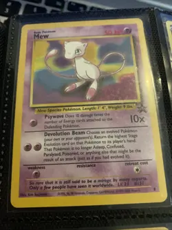Pokemon TCG: MEW #8 2000 WotC Pokemon League Black Star Promo - Image 1
