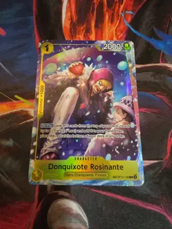 One Piece Donquixote Rosinante OP12-108 The Azure Sea's Seven Treasure Rare TR - Image 1