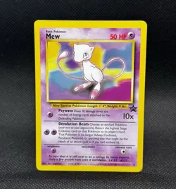 Pokemon TCG: Black Star Promo Mew #8 (Non Holo) 2000 WotC (Authentic) - Image 1