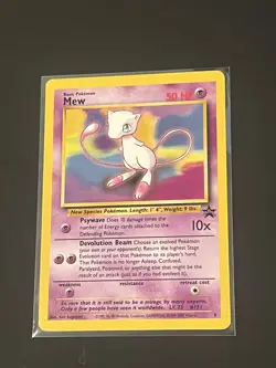 Pokemon TCG: Black Star Promo Mew #8 (Non Holo) 2000 WotC (Authentic) - Image 1