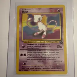 Pokemon TCG: Mew Promo 8 Non-Holo WOTC Black Star Promo LP - Image 1