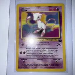 Pokemon TCG: Mew Promo 8 Non-Holo WOTC Black Star Promo LP - Image 2